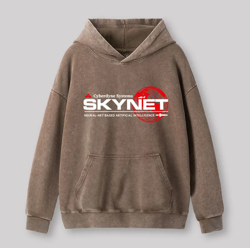 Cyberdyne Systems Skynet Washed Hoodie - Image 2