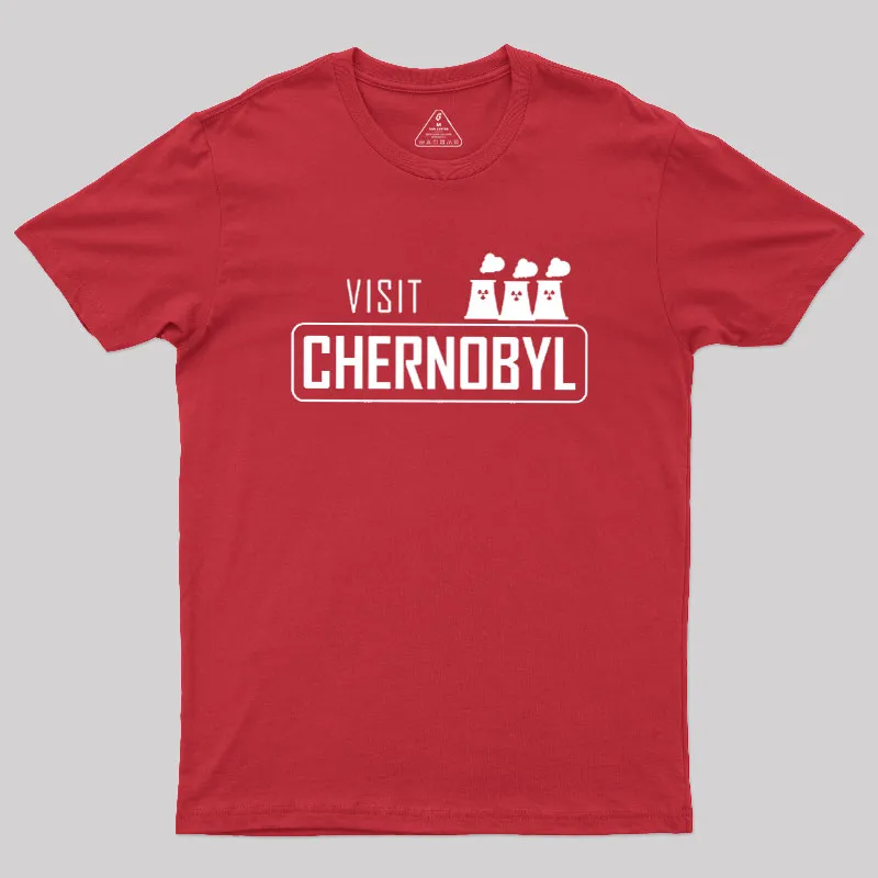 Visit Chernobyl Geek T-Shirt - Image 5