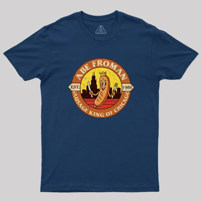 Sausage King of Chicago Geek T-Shirt - Image 2