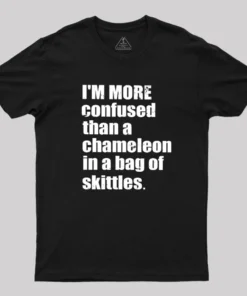 Alternative view of Colorful Confusion Geek T-Shirt