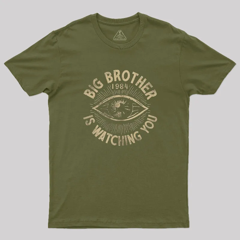 Big Brother Is Watching You Geek T-Shirt - Image 3