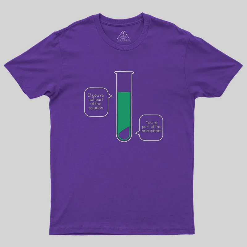 Solution And Precipitate Geek T-Shirt - Image 5