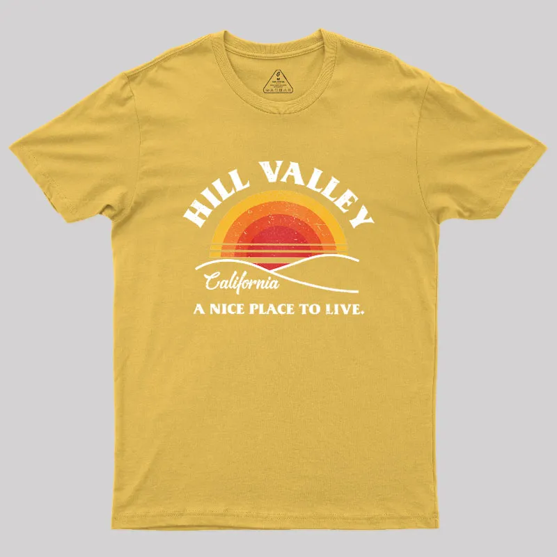 Hill Valley Sunset Geek T-Shirt - Image 7