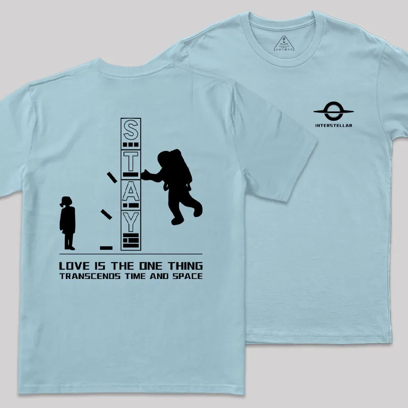 Stay Time and Space Front and Back Printed Geek T-Shirt - Image 10