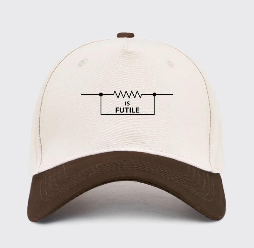 Funny Engineer Resistor Washed Vintage Baseball Cap - Image 10