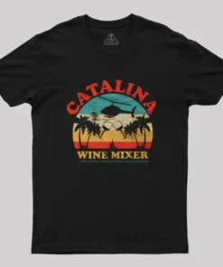 Vintage Catalina Wine Mixer Geek T-Shirt