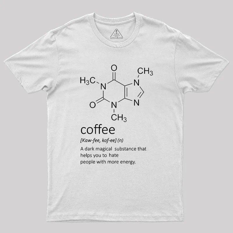 Caffeine Funny Geek T-Shirt - Image 11