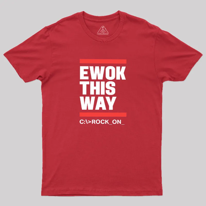 Ewok This Way Geek T-Shirt - Image 5