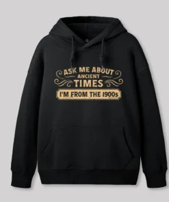 Ask Me About Ancient Times Geek Hoodie