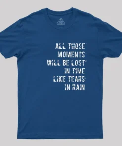 Alternative view of Tears in Rain Geek T-Shirt