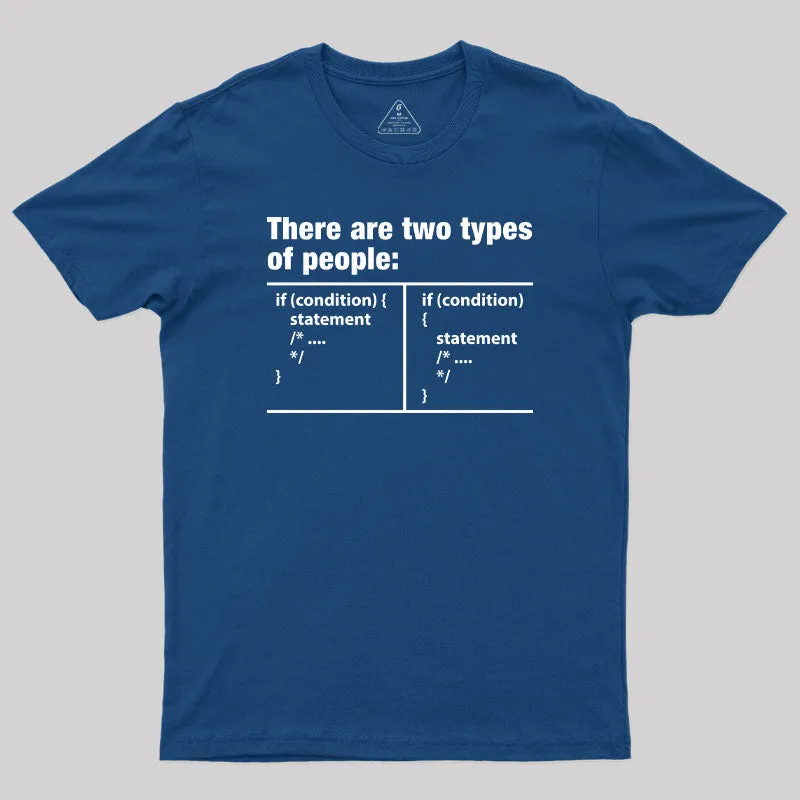There Are Two Types of People Code T-Shirt - Image 2
