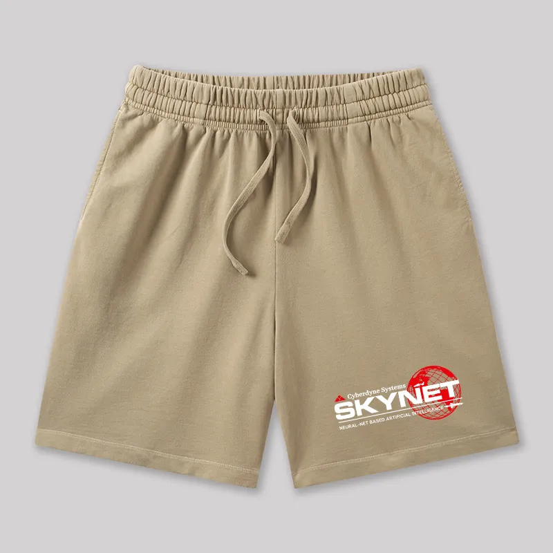 Cyberdyne Systems Skynet Geeky Washed Shorts - Image 8