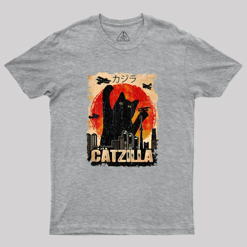 Black Cat Geek T-Shirt - Image 4