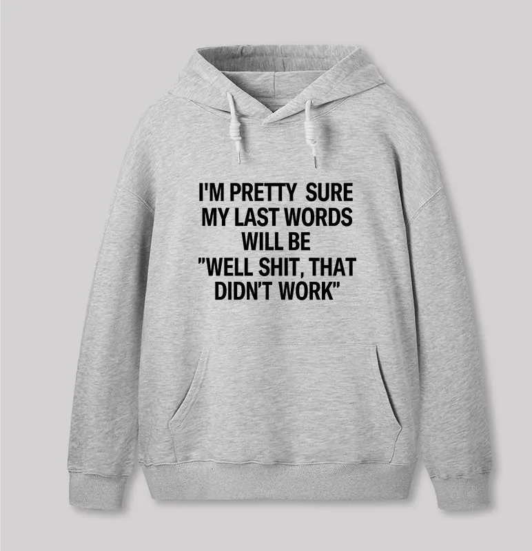 My Last Word Geek Hoodie - Image 4