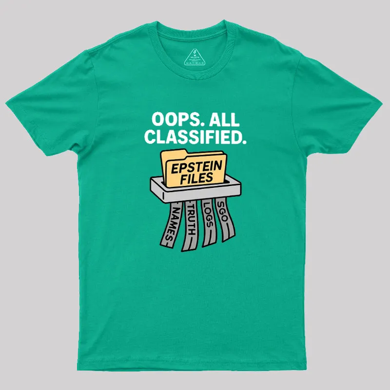Bold Epstein Files Geek T-Shirt - Image 10