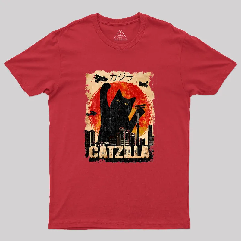 Black Cat Geek T-Shirt - Image 5