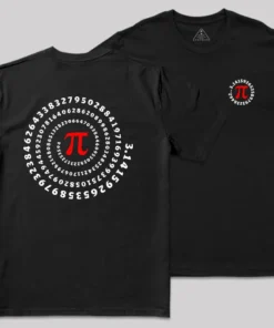 Infinite Circle Front and Back Printed Geek T-Shirt