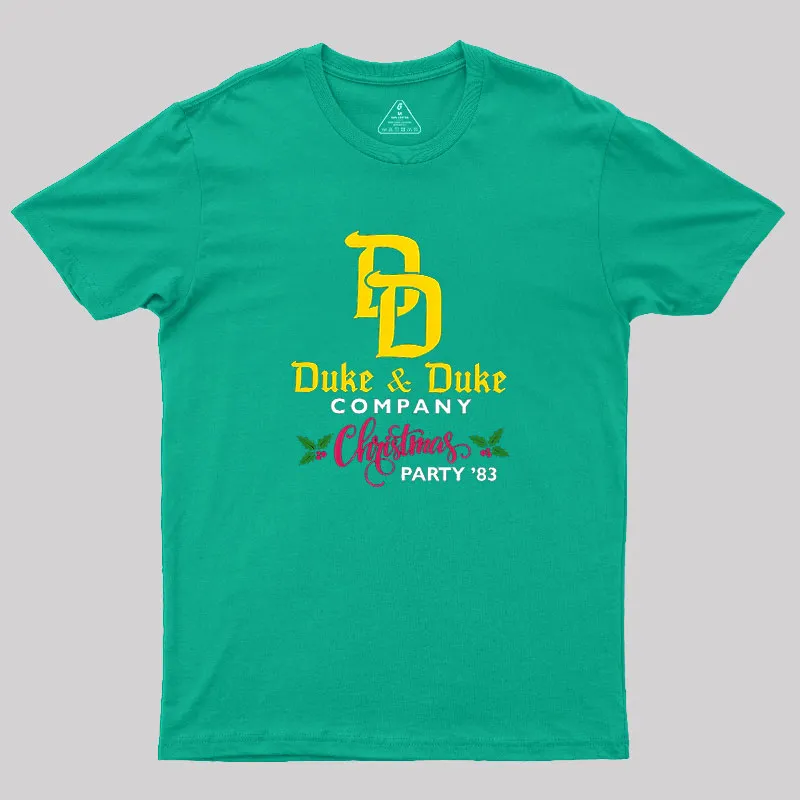 Duke & Duke Company Christmas Party 83 Geek T-Shirt - Image 7