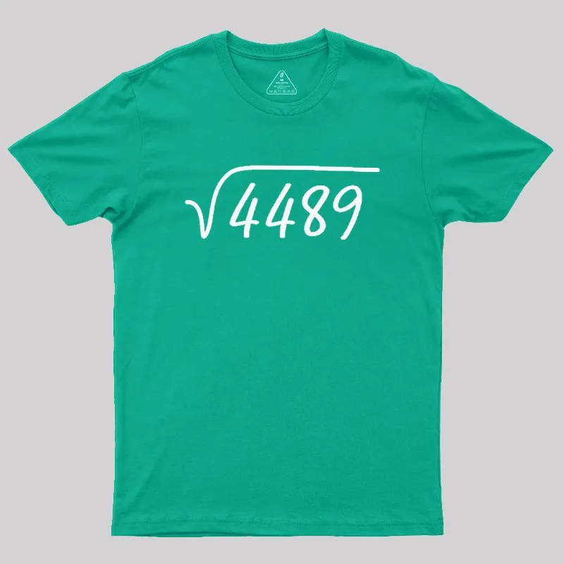 67 Meme Square Root Geek T-Shirt - Image 9