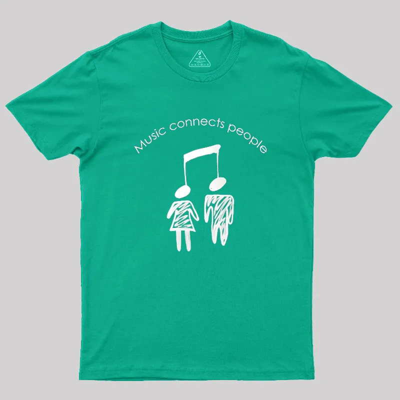 Music Contact People Geek T-Shirt - Image 9