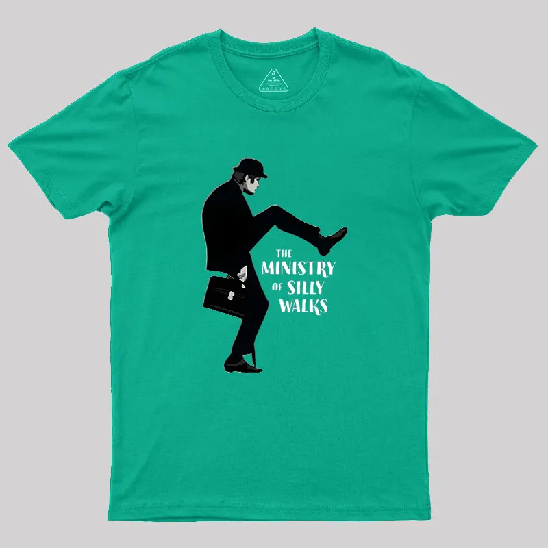The Ministry Of Silly Walks Geek T-Shirt - Image 9