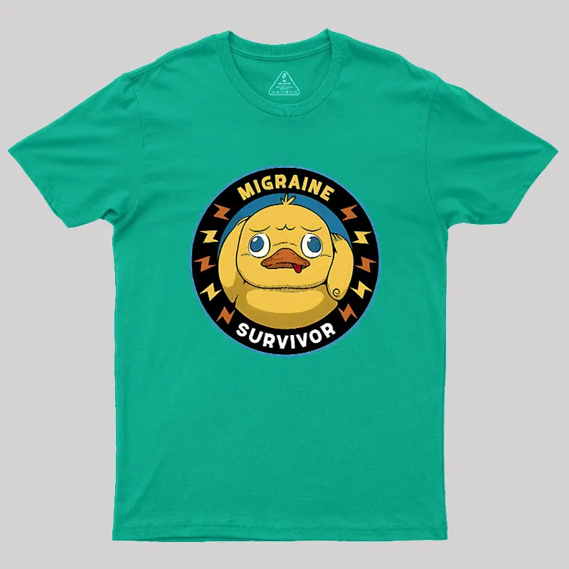 Migraine Survivor Geek T-Shirt - Image 9