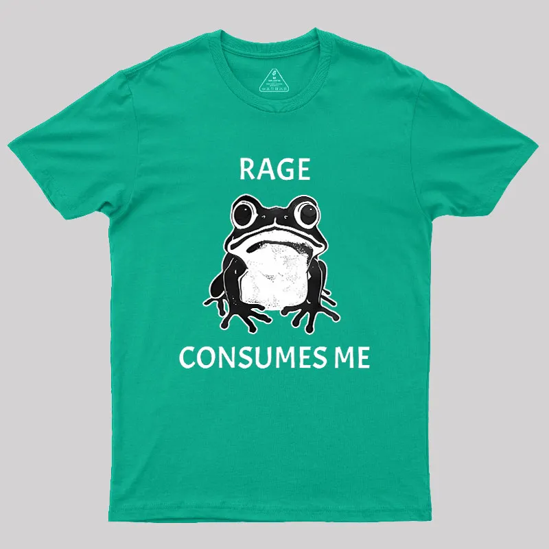 Rage Consumes Me Frog Geek T-Shirt - Image 9