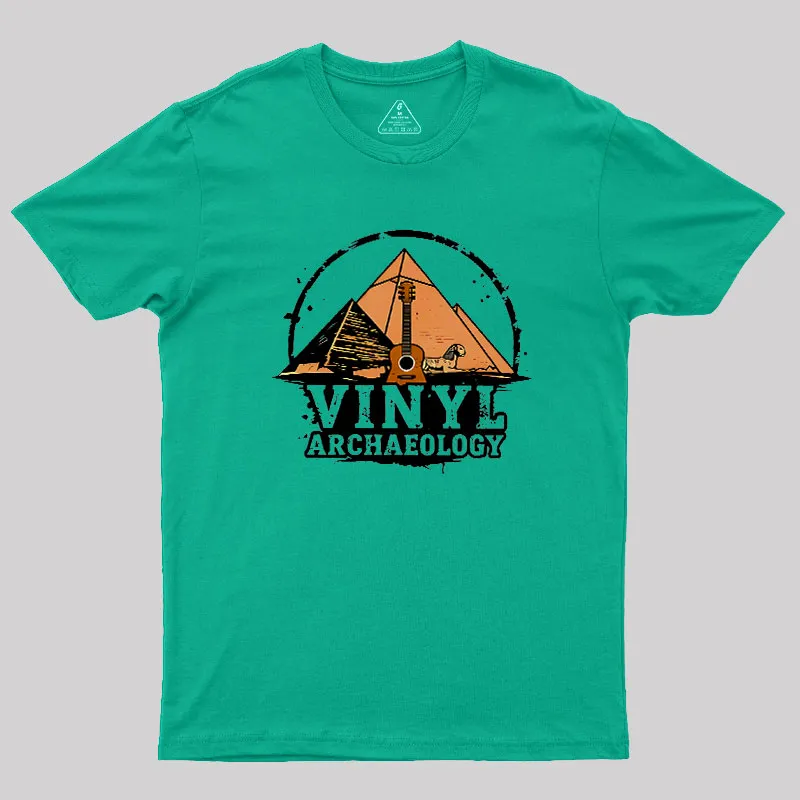 Vinyl Archaeology Geek T-Shirt - Image 8
