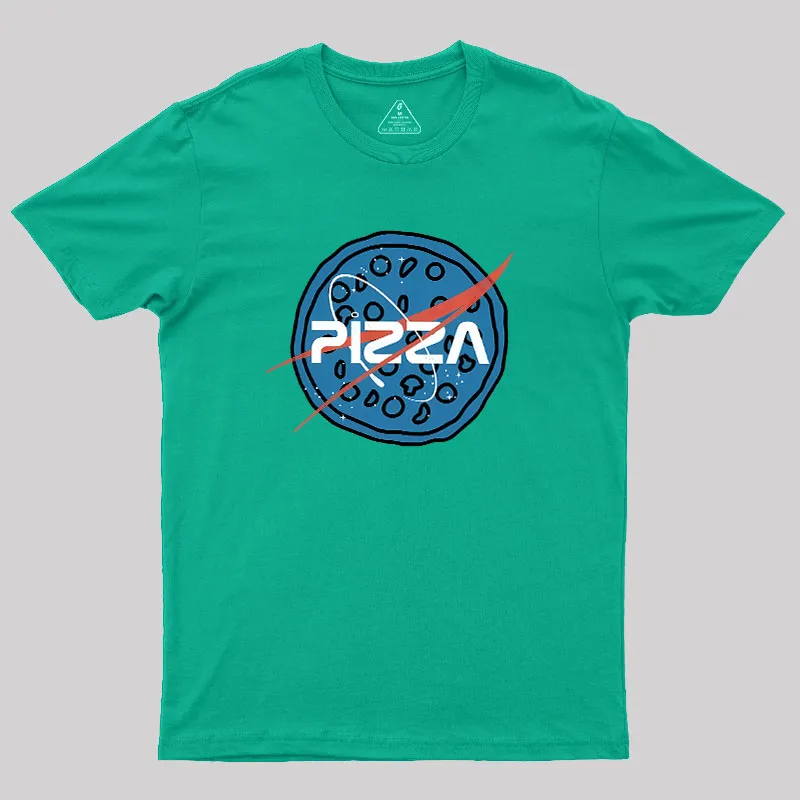 Space Pizza Geek T-Shirt - Image 9