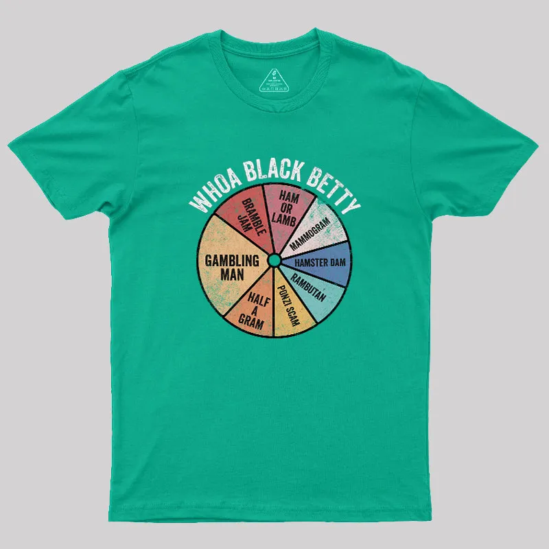 Whoa Black Betty Geek T-Shirt - Image 9