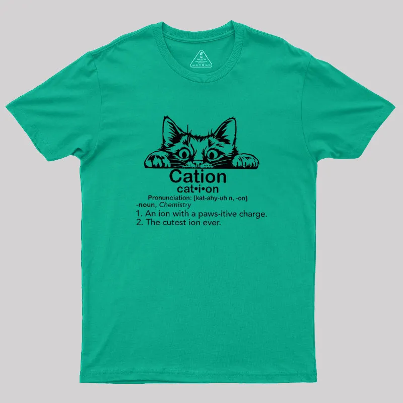 Cat-tion Geek T-Shirt - Image 7