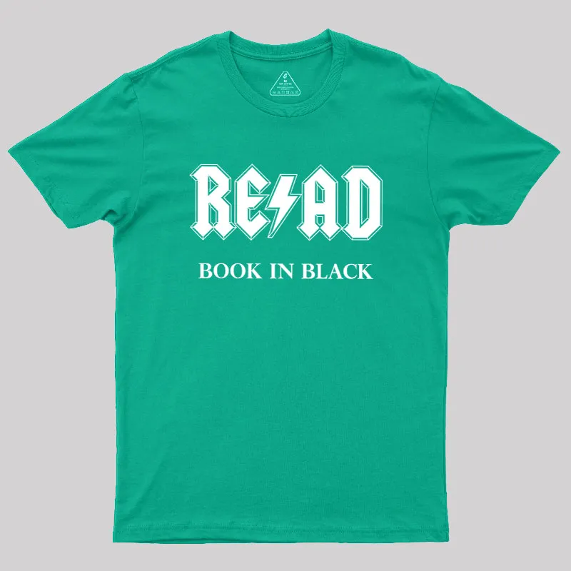 RE/AD - Book In Black Geek T-Shirt - Image 9