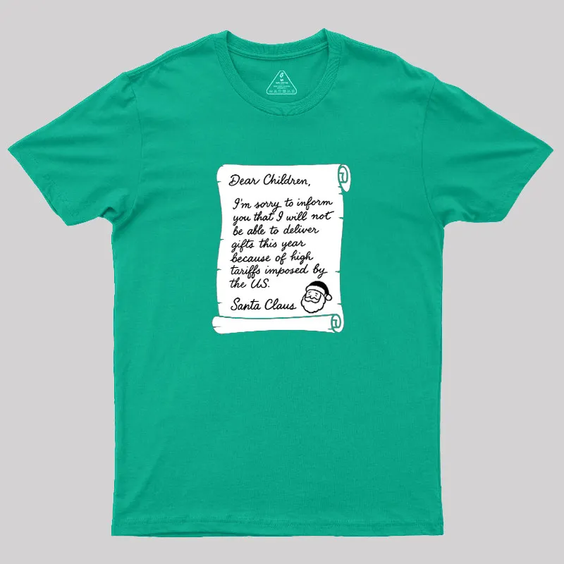 Christmas Letter Geek T-Shirt - Image 9