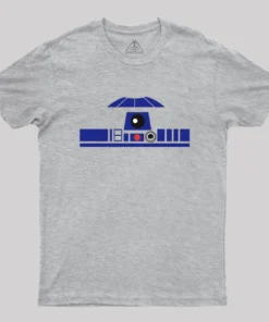 Space Robot Vintage Art Geek T-Shirt