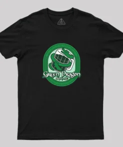 Alternative view of Green Dragon Brown Ale Geek T-Shirt