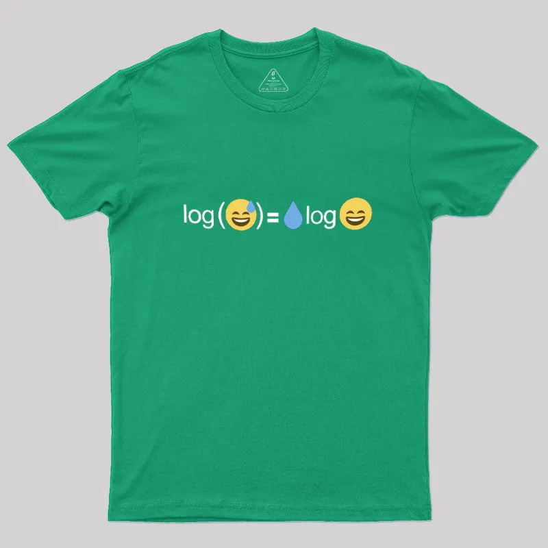 Math Logarithm Meme Joke T-Shirt - Image 7