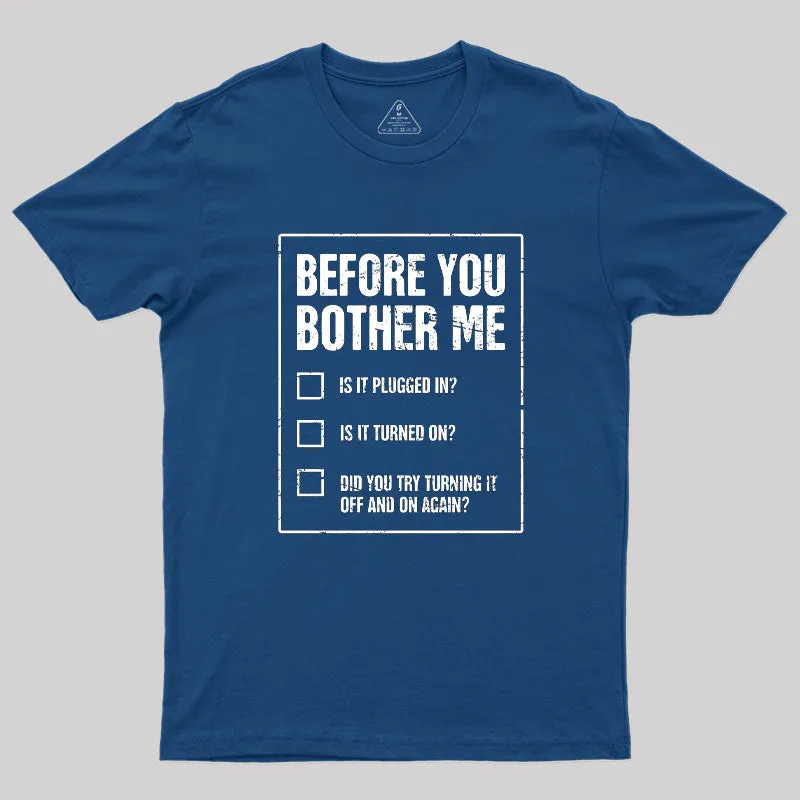 Tech Support IT Checklist Geek T-Shirt - Image 3