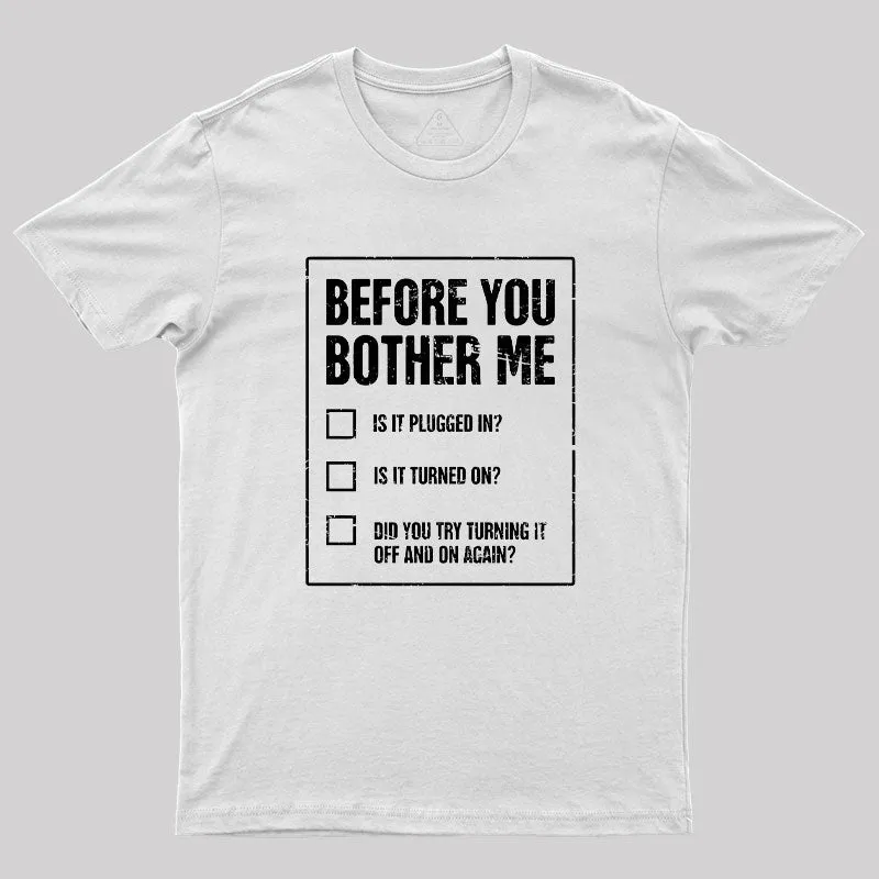 Tech Support IT Checklist Geek T-Shirt - Image 11