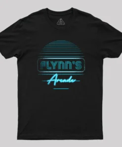 Flynns Arcade Blue Print Geek T-Shirt