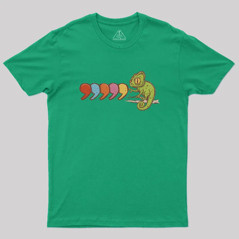 Comma Chameleon Geek T-Shirt - Image 9