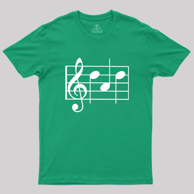 Musical Notes Dad Geek T-Shirt - Image 9