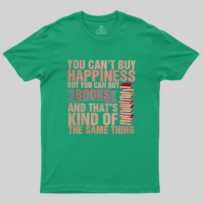 Books=Happiness Geek T-Shirt - Image 6