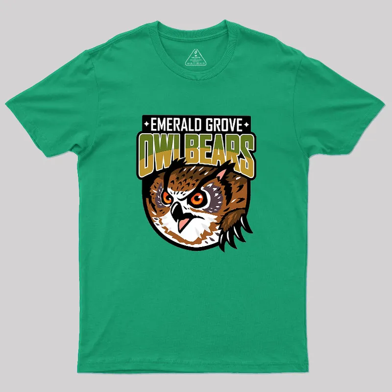 Emerald Grove Owlbears Geek T-Shirt - Image 9