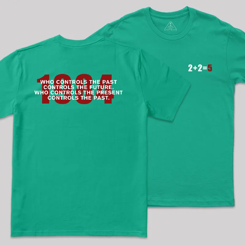 1984 Front and Back Printed Geek T-Shirt - Image 8