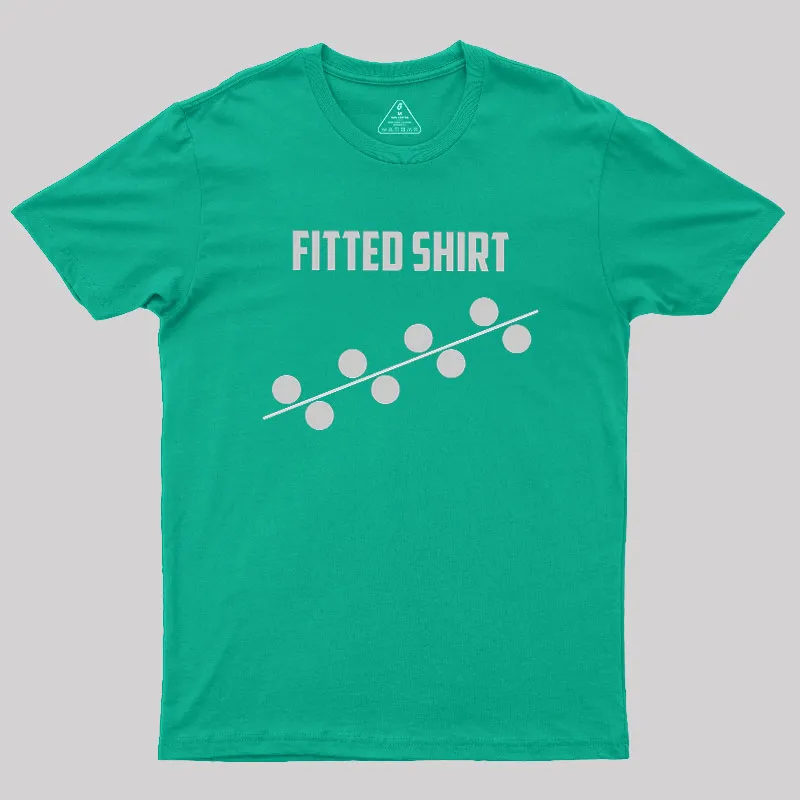 Machine Learning Fitted Shirt Geek T-Shirt - Image 6