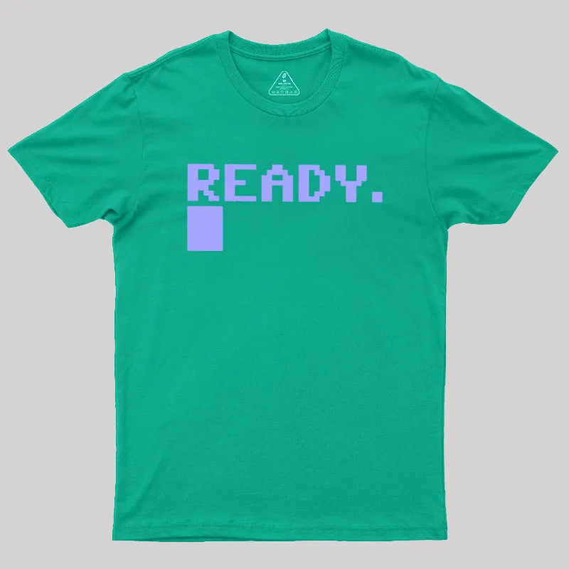 Commodore C64 Ready Geek T-Shirt - Image 6