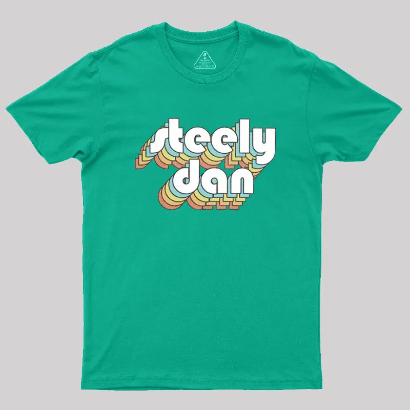 Steely Dan Retro Faded-Style Geek T-Shirt - Image 9
