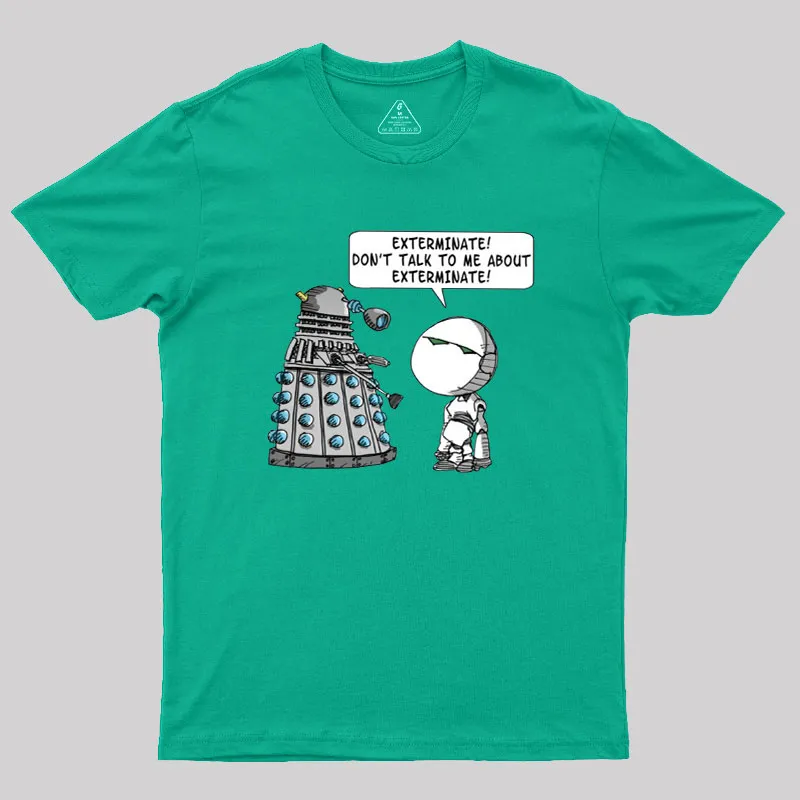 Dalek Adams Mashup Geek T-Shirt - Image 10
