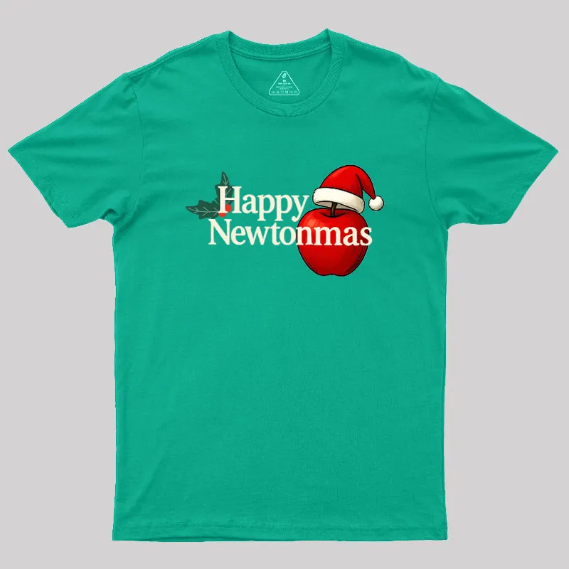 Happy Newtonmas Geek T-Shirt - Image 10