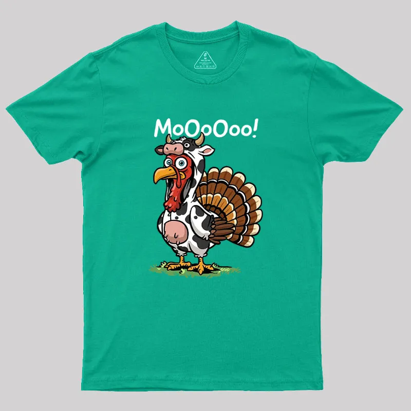 Turkey Moo Geek T-Shirt - Image 10